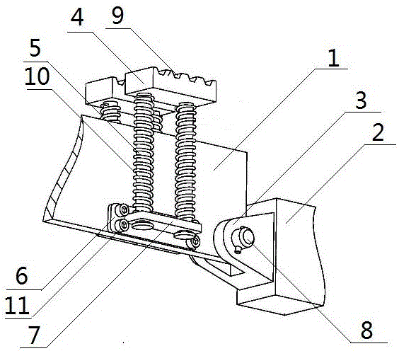 Symmetrically-distributed pipeline split guide type connecting part