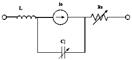 Schottky diode model parameter calibration method