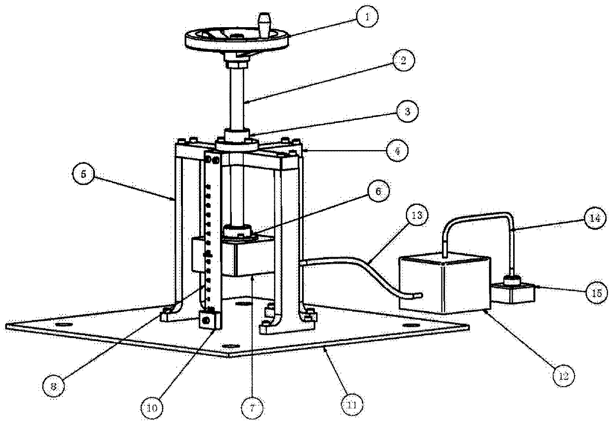 A water level measuring device and measuring method