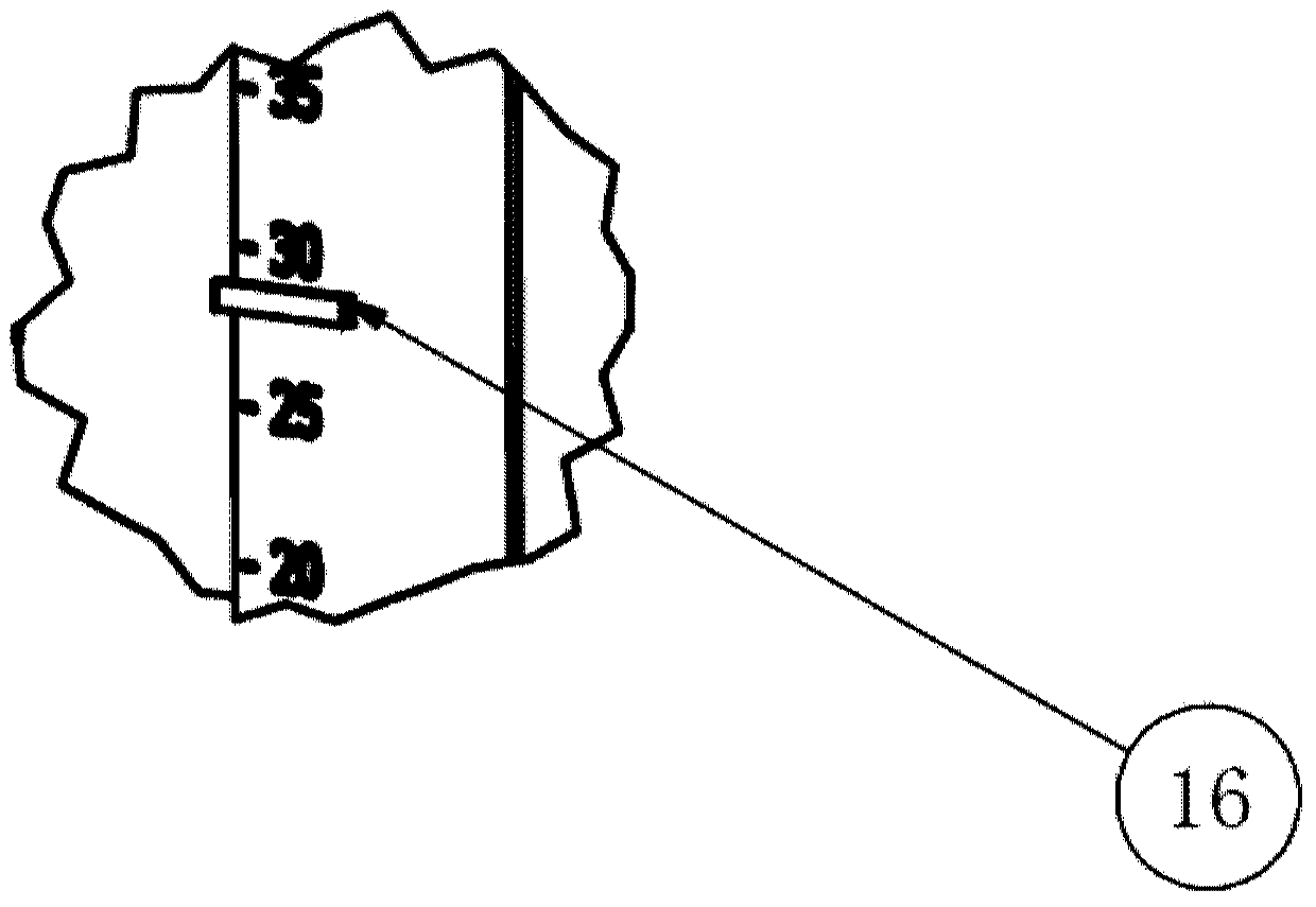 A water level measuring device and measuring method