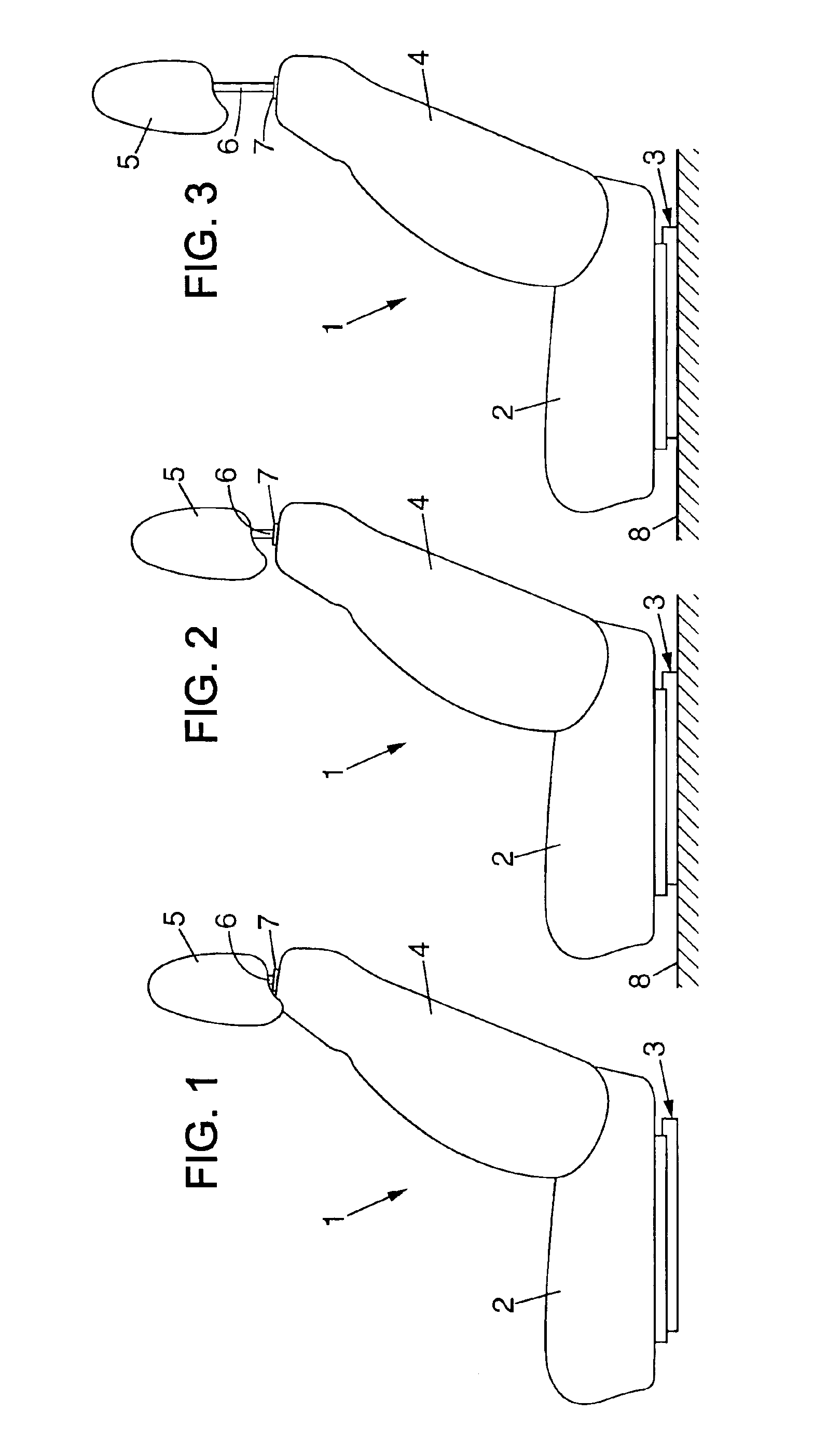 Headrest device for a vehicle seat, and a vehicle seat including such a device