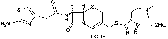 Method for preparing cefotiam hydrochloride