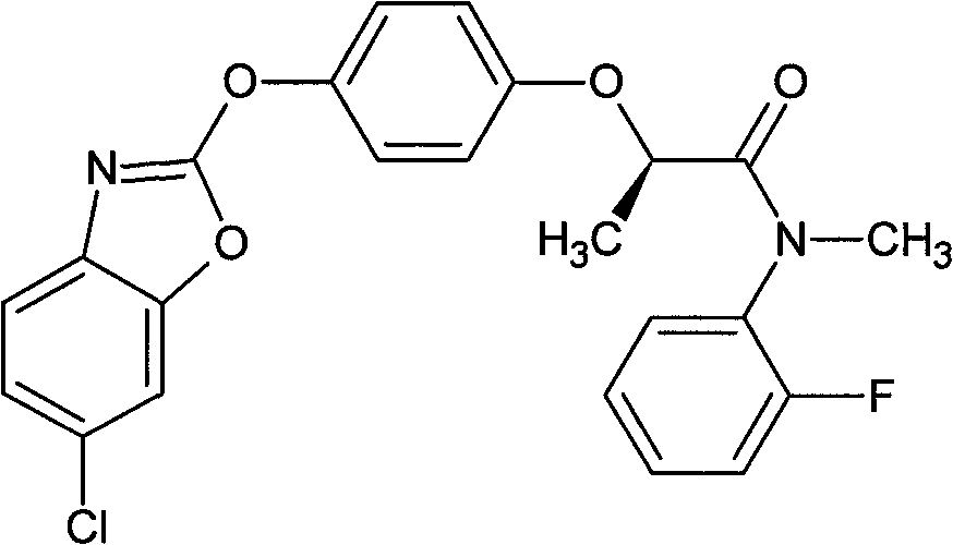 Herbicide composition including metamifop and pyrazosulfuron-ethyl