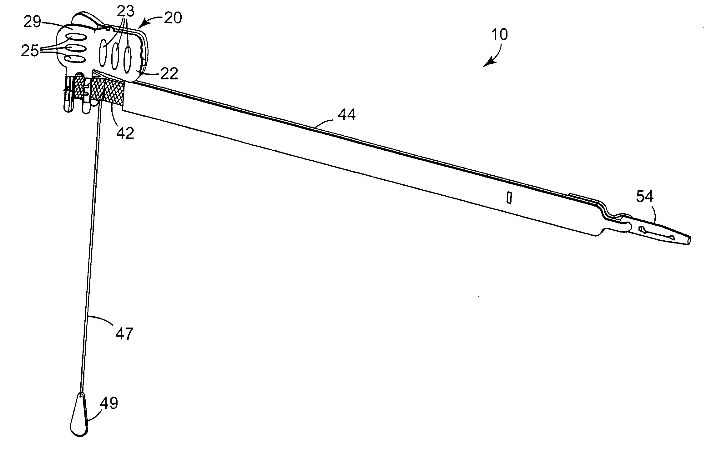 Pelvic floor implant system and method of assembly
