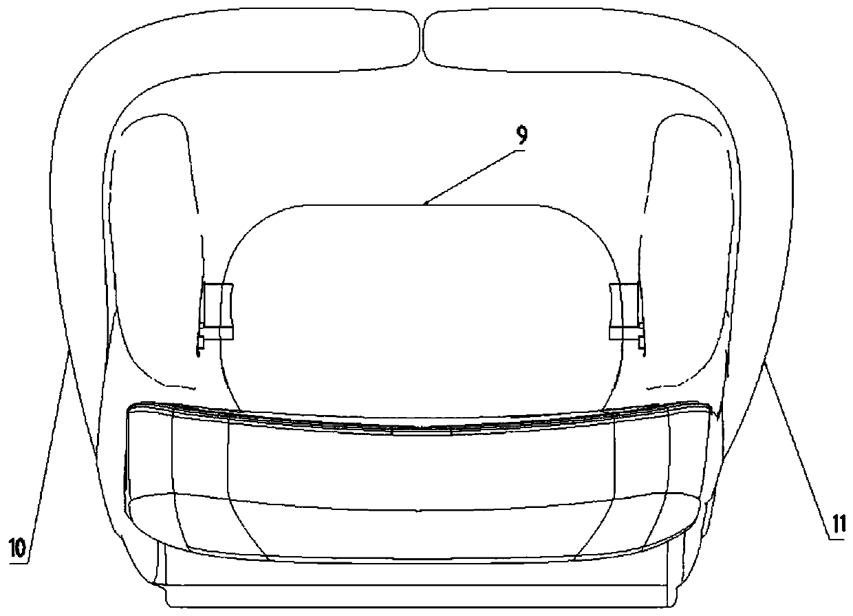 Novel expansion type safety air bag assembly