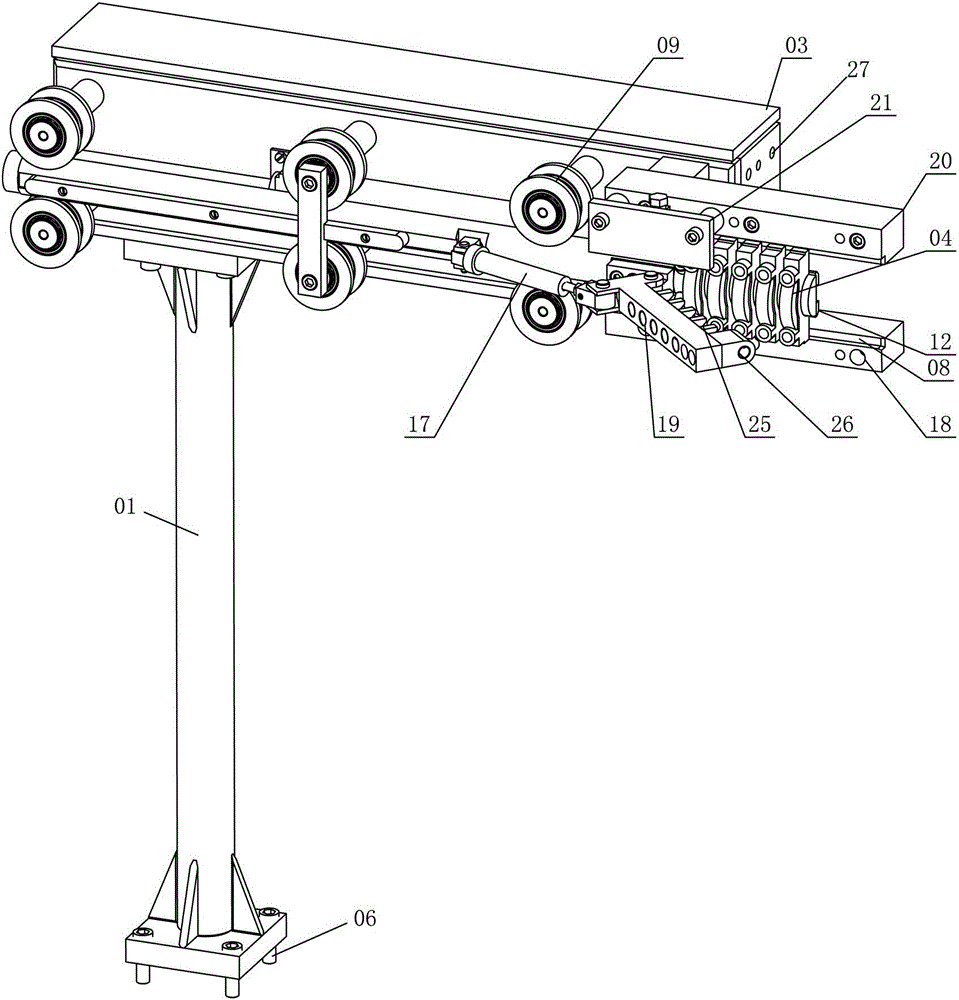 Special mechanical hand capable of grabbing multiple parts simultaneously