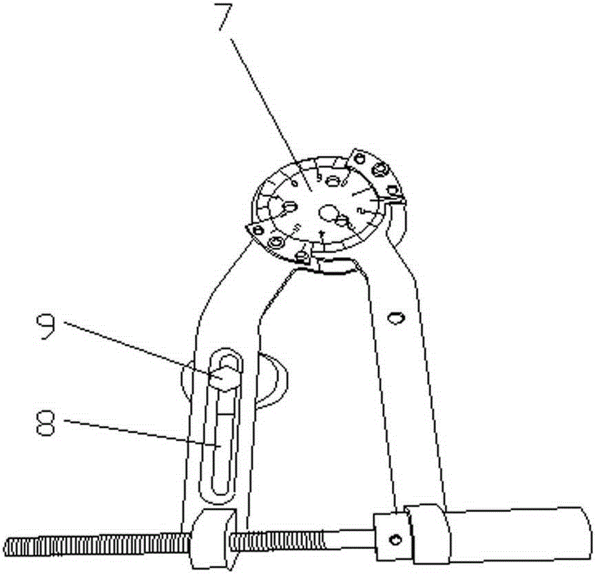 Labor-saving car tire dismounting tool