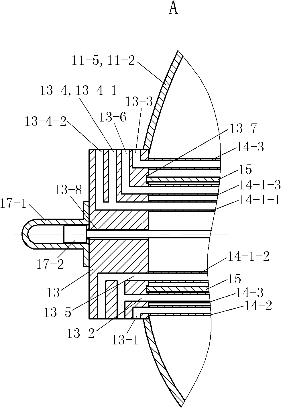 Horizontal low-temperature insulating air cylinder and vehicle power system taking gas as power source