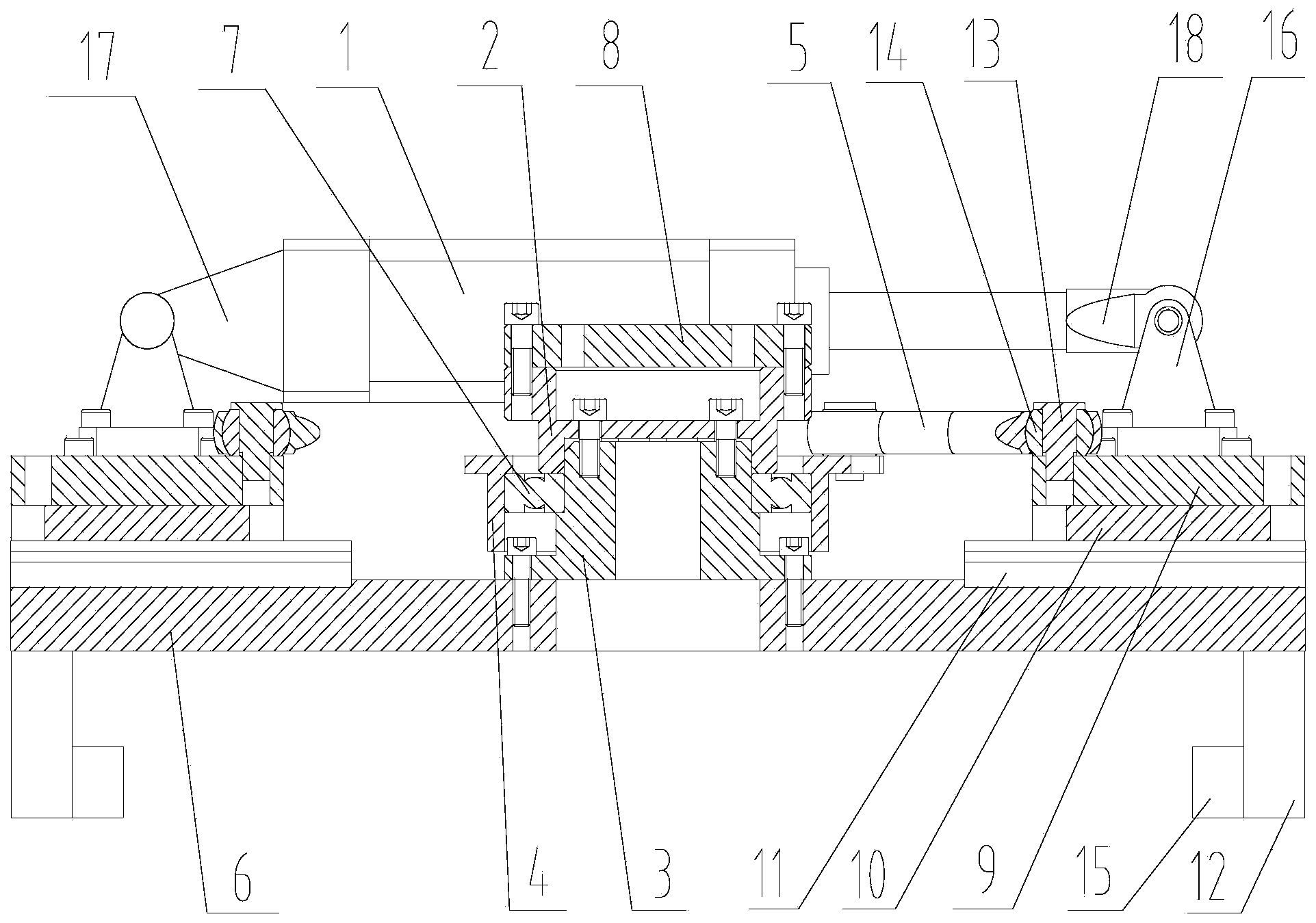 Parallel clamping device and method for robot end