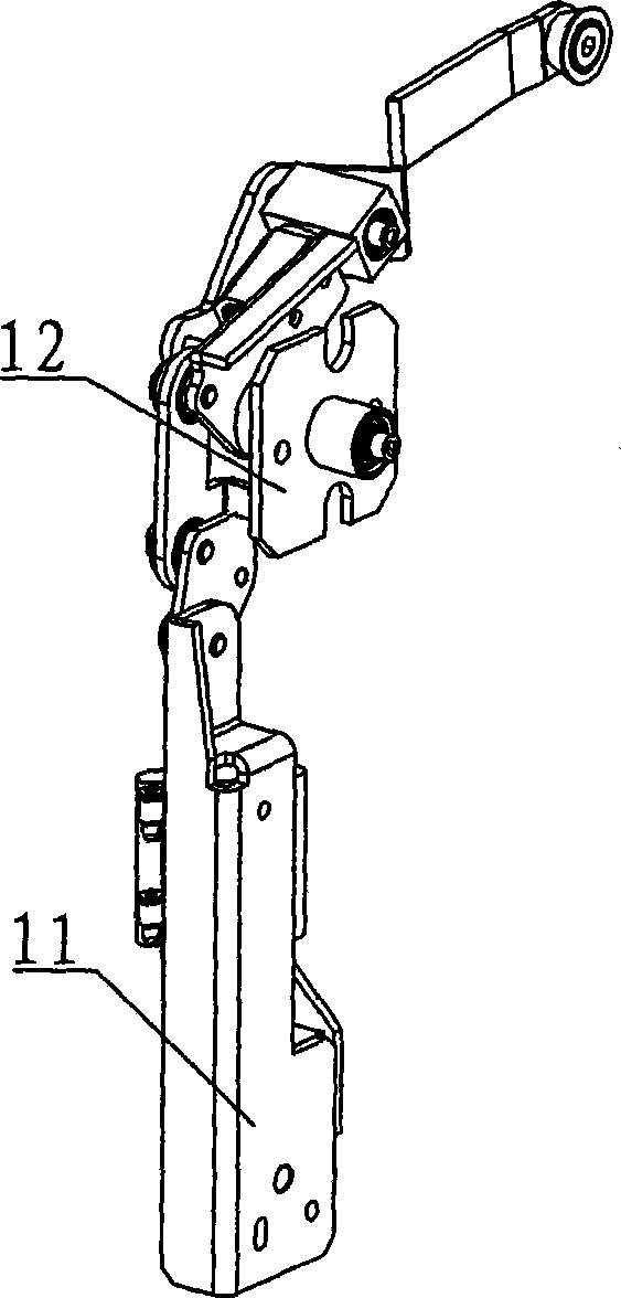 Doffing mechanical arm