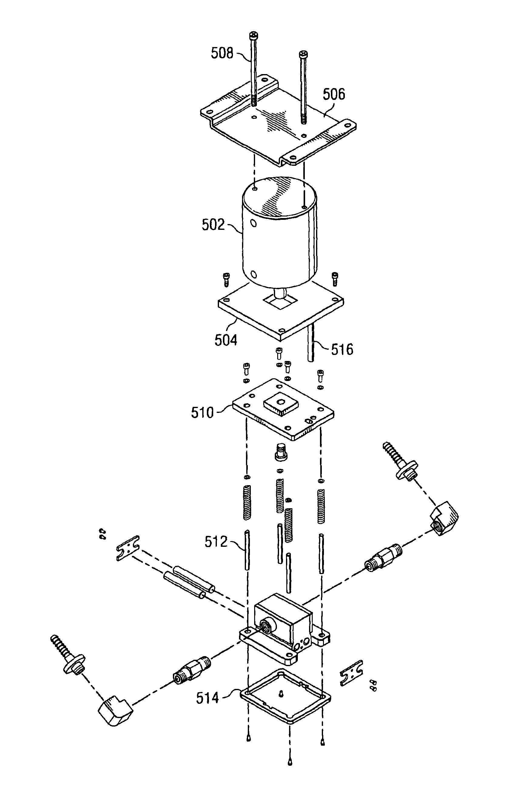 Apparatus for functional and stress testing of exposed chip land grid array devices