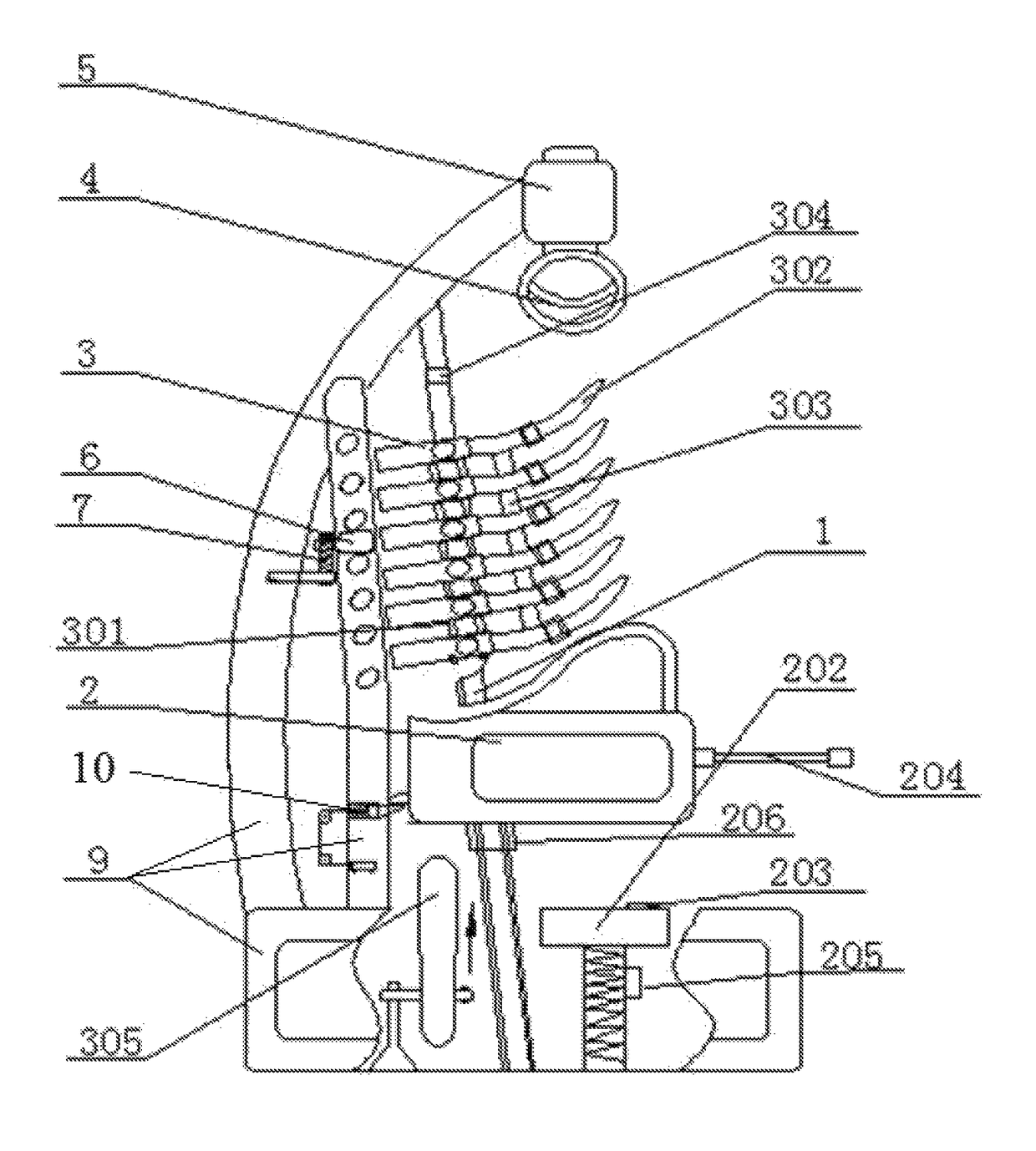 Three-dimensional spine correction robot