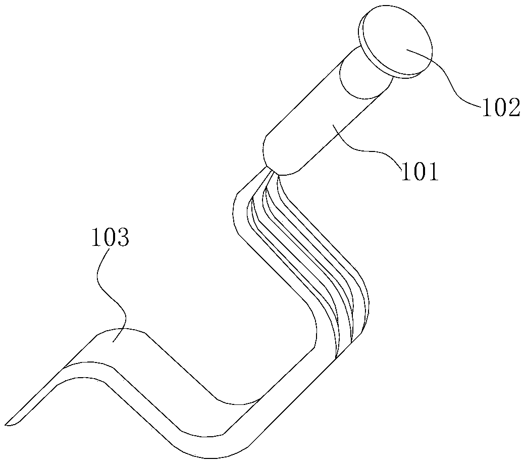 Bone bending knife and bone knife for prosthesis