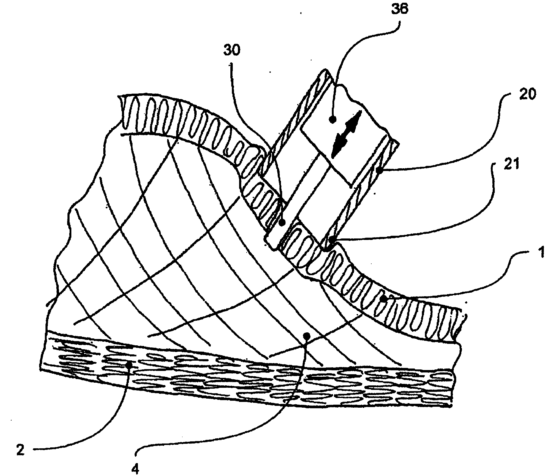 Electrosurgical instrument, and an endoscope with a corresponding instrument