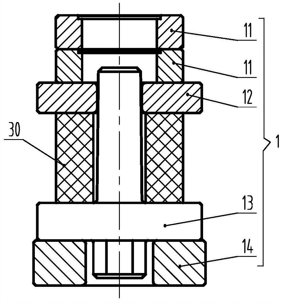 Upsetting and drawing method of ring-shaped blank prefabricated by hollow steel ingot