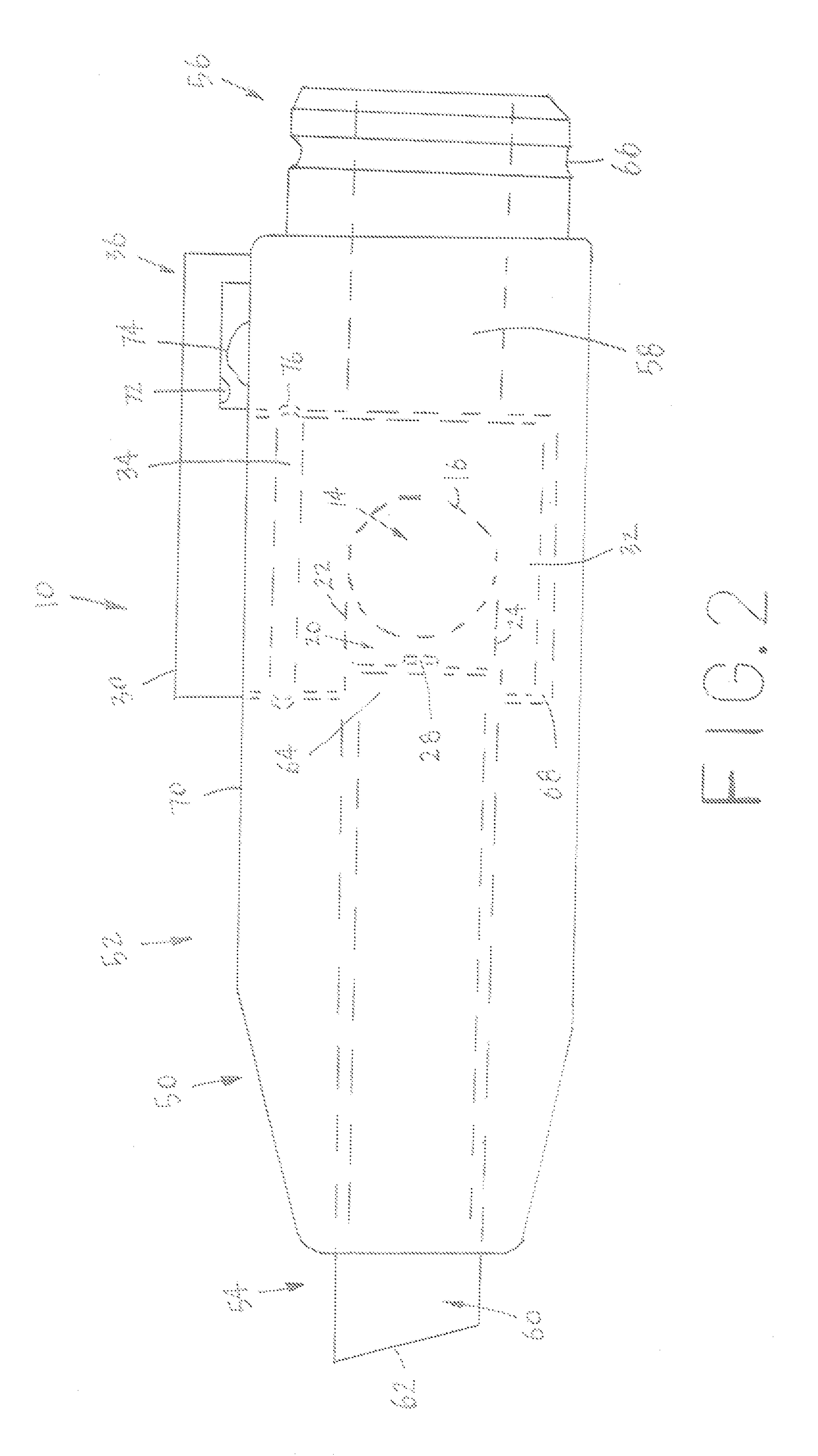 Dental valve device having a disposable turret