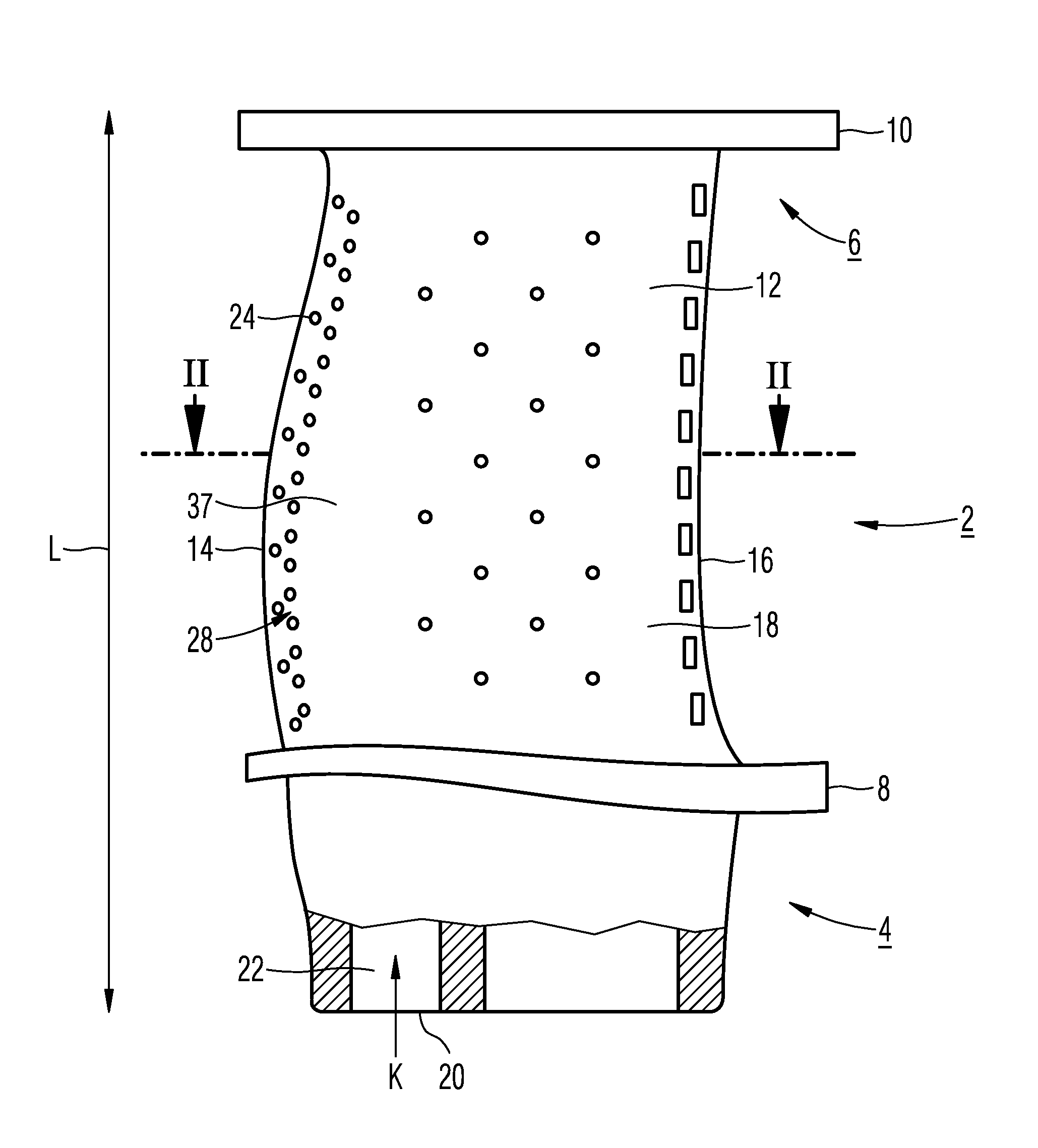 Cooling of a Gas Turbine Component Designed as a Rotor Disk or Turbine Blade