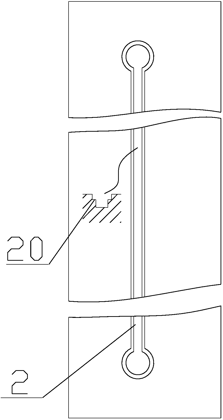 Anti-deformation device for wooden ornament wardrobe door plate and assembling method thereof
