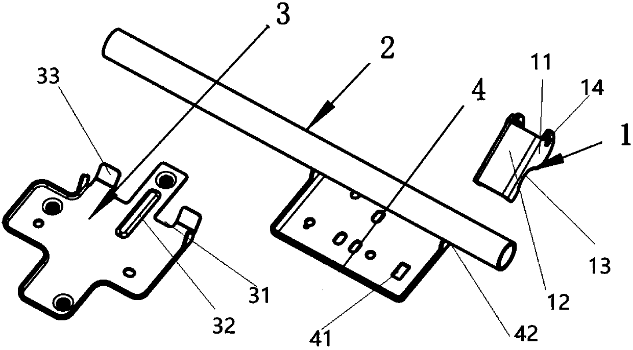Middle linkage pipe assembly capable of being adjusted according to mounting environment