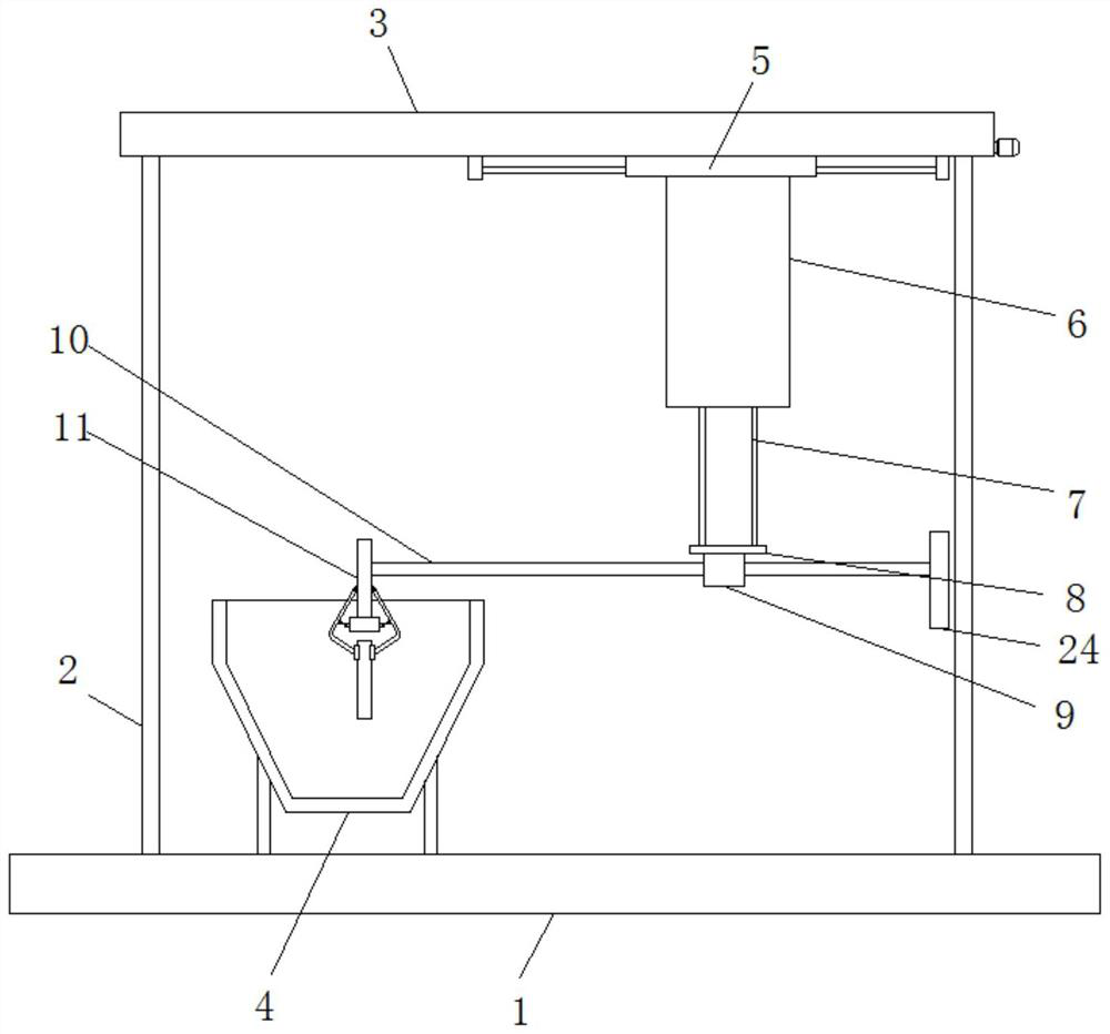 Metal machining jig with high stability