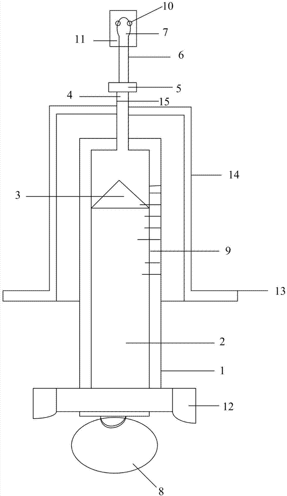 Medicine feeding device for cardiology department