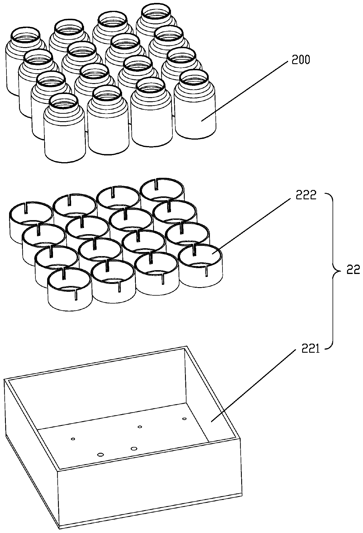 Scratch bacteria production line