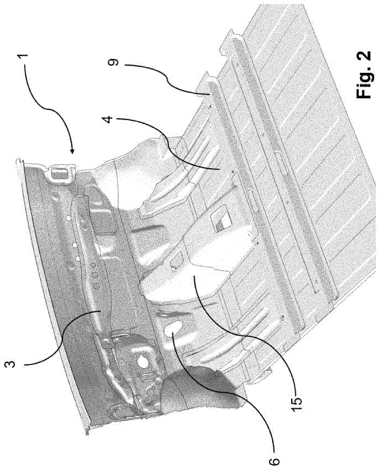 Front structure for an electric vehicle