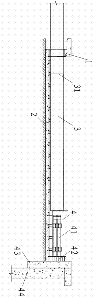 Intermediate-jacking-station-free jacking construction device of ultra-long pipe roof and method thereof