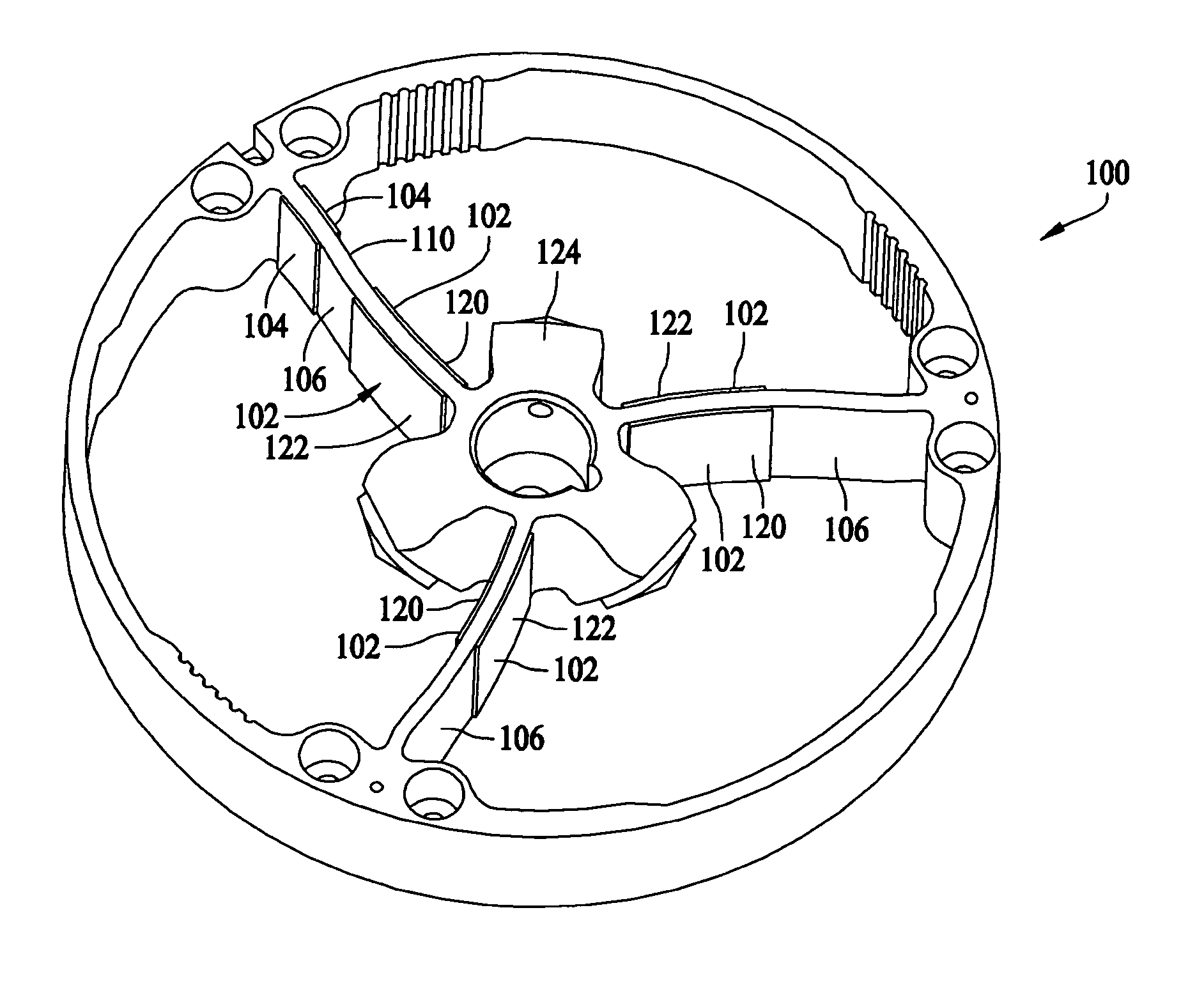 Dither motor having integrated drive and pickoff transducers