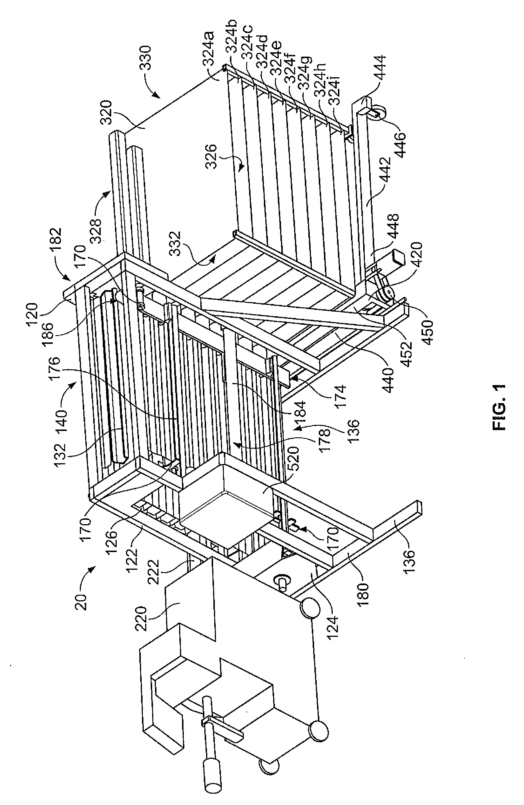 Automatic rack loader