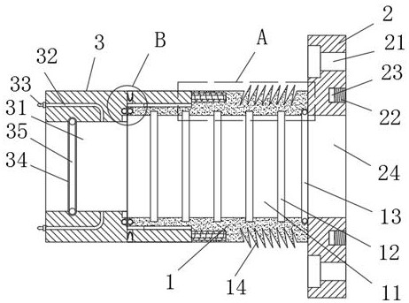 A guide sleeve for a hydraulic cylinder