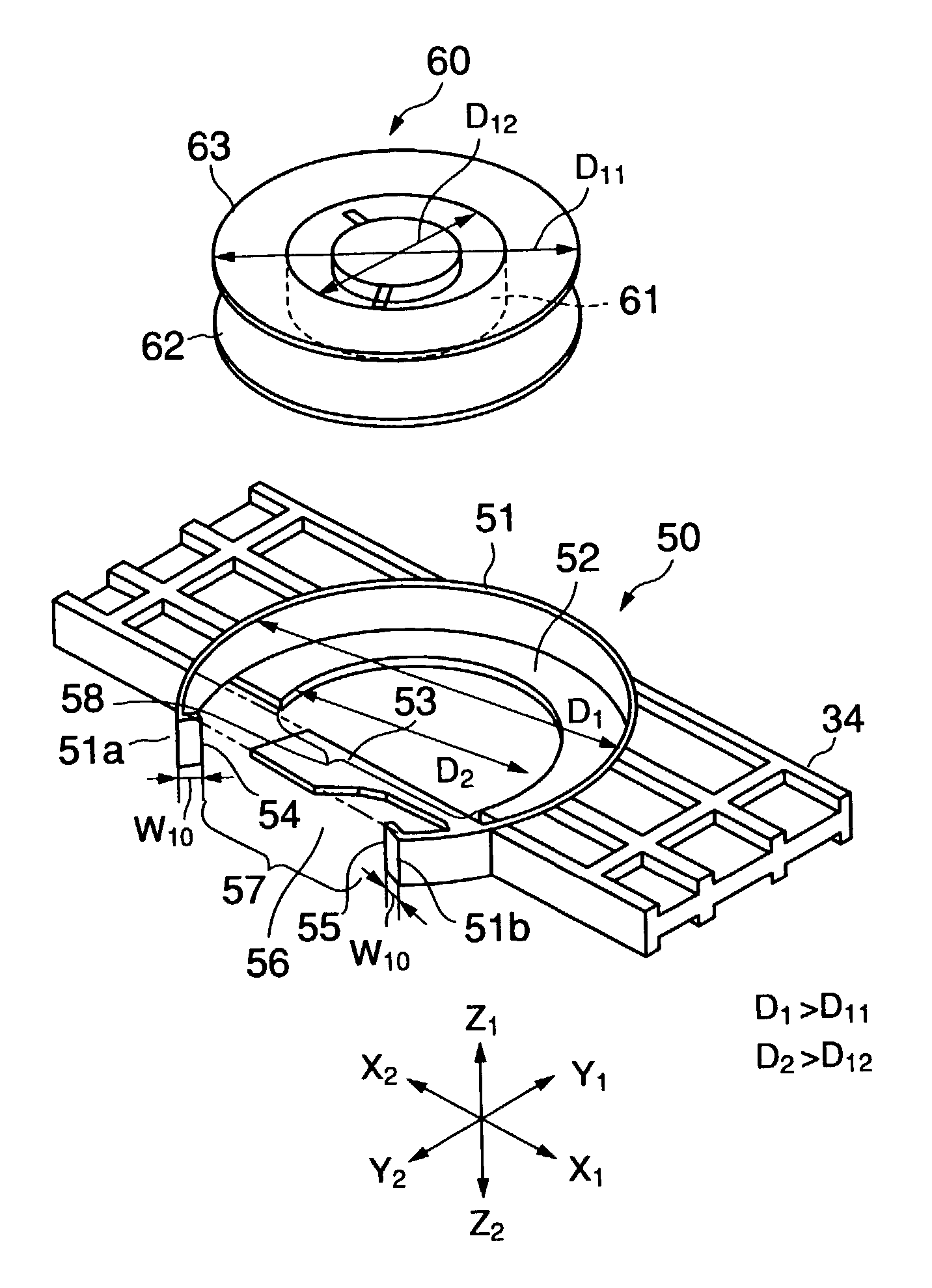 Holding mechanism of an optical disk clamper and an optical disk drive using the same