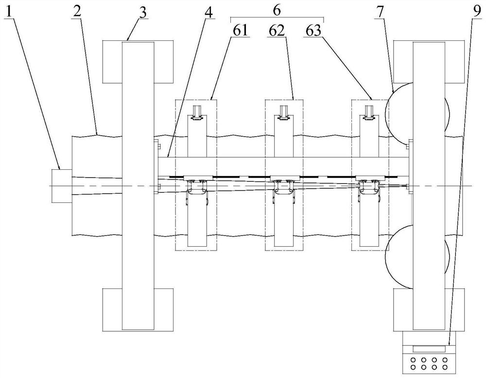 Manufacturing device and process for inner tube of double-layer cooling tube