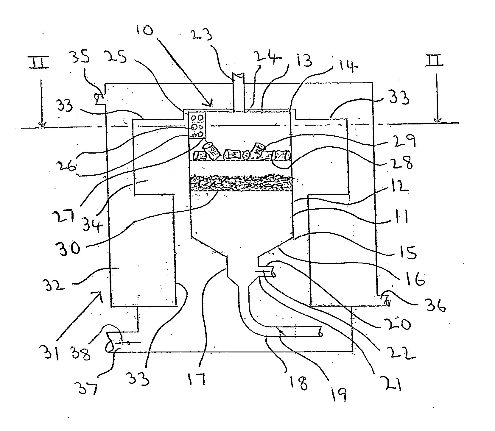 Combustion Chamber for Burning Solid Fuels