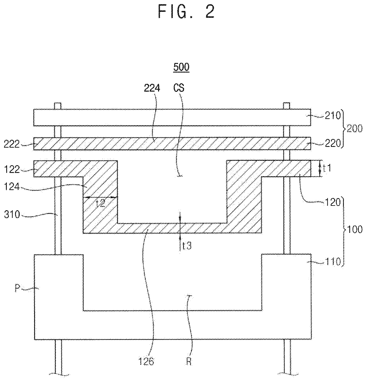 Process chamber for a supercritical process and apparatus for treating substrates having the same