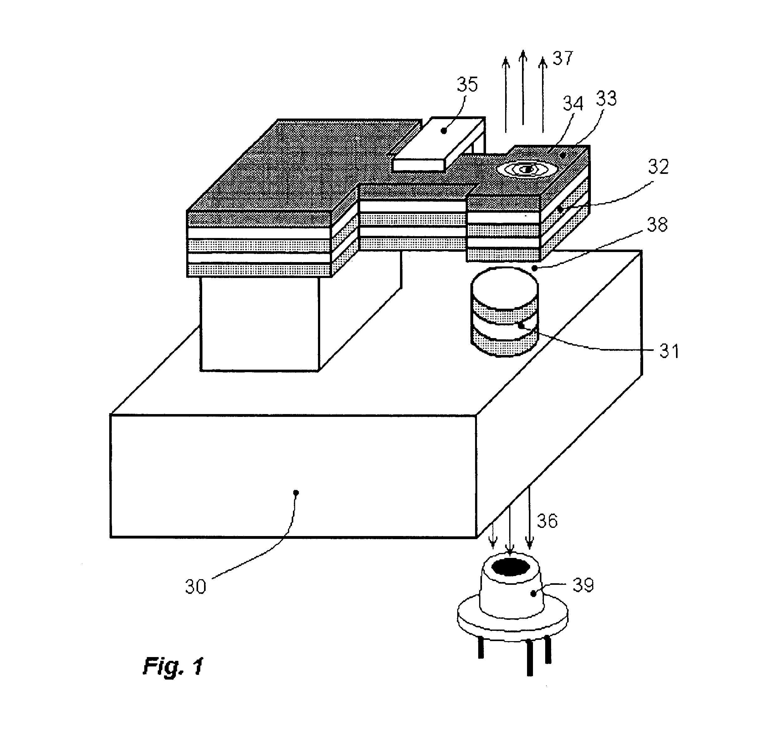 System and method for measuring physical stimuli using vertical cavity surface emitting lasers with integrated tuning means