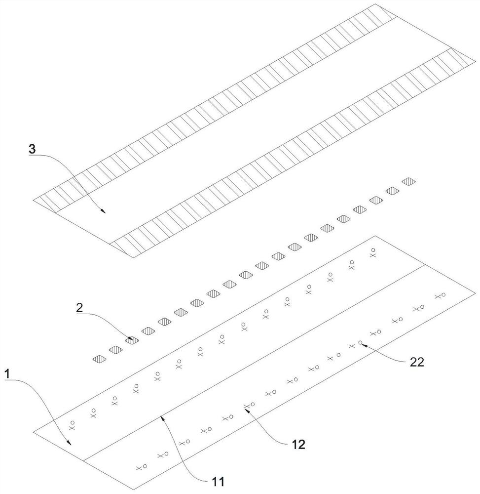 A kind of cutting method without base material double-sided adhesive tape
