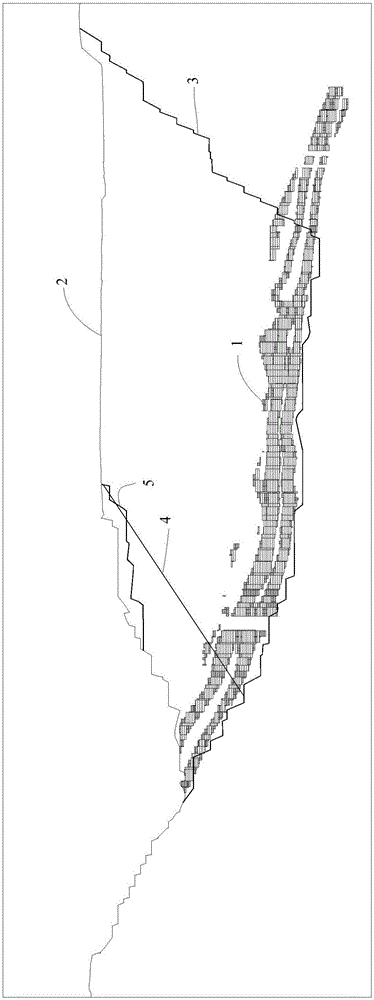 Strip mine steep-wall mining method