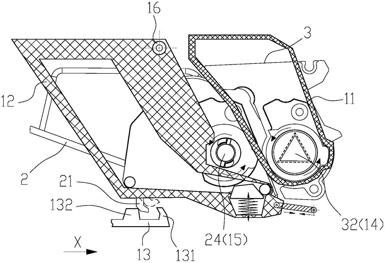 Detection device, detection method and electronic imaging device