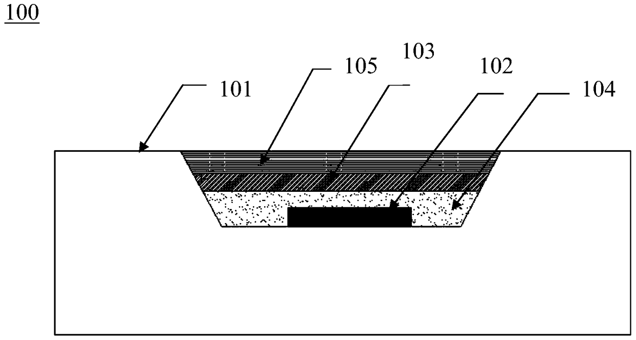 A kind of LED light-emitting device and preparation method thereof