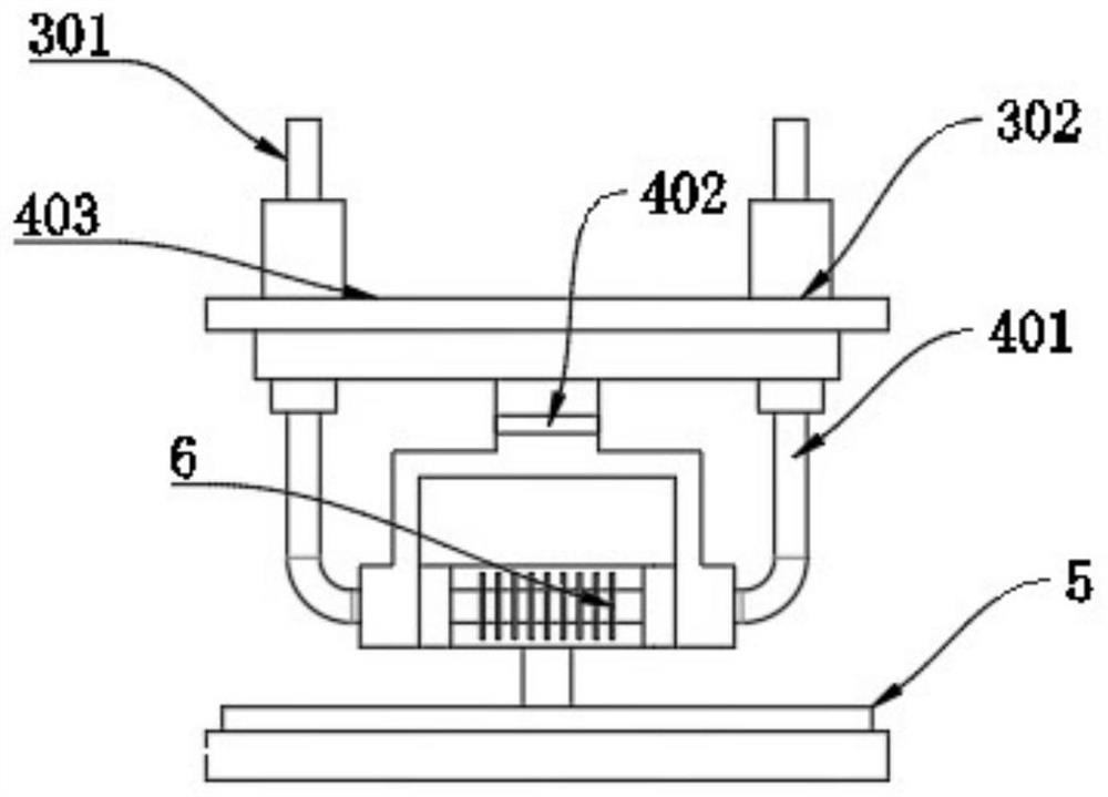 Detection-based auxiliary discharging device for injection molding grinding tool