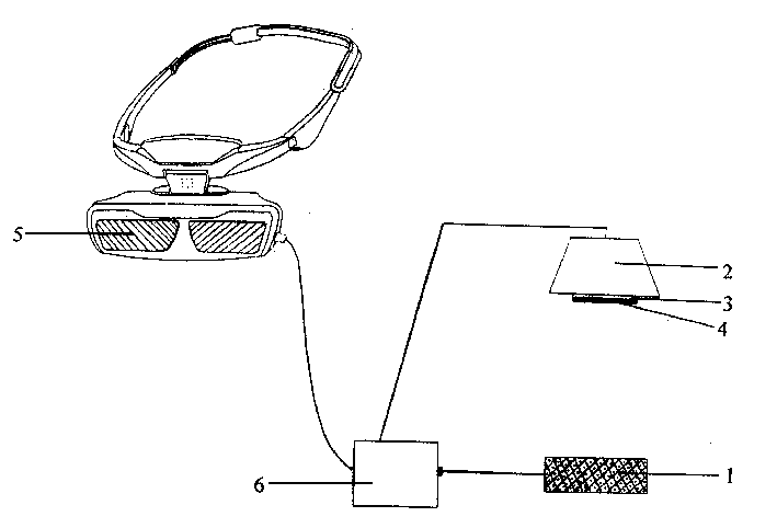 Head carried venous puncture leading instrument