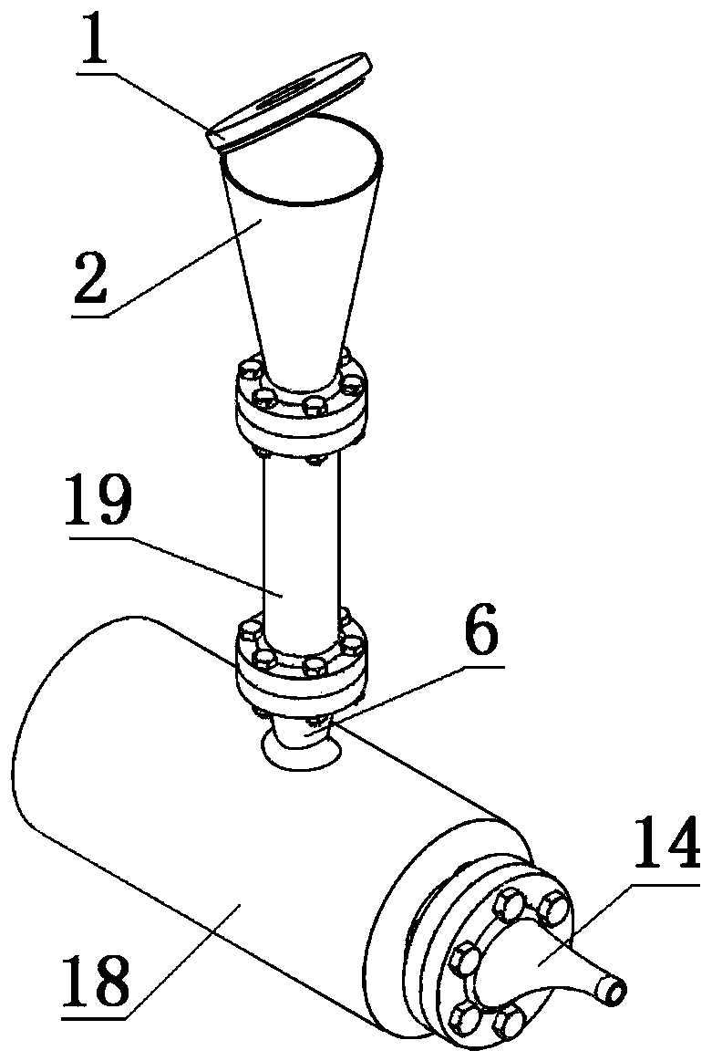 Two-stage heating pretreatment system for preparing solid gas-phase reactant