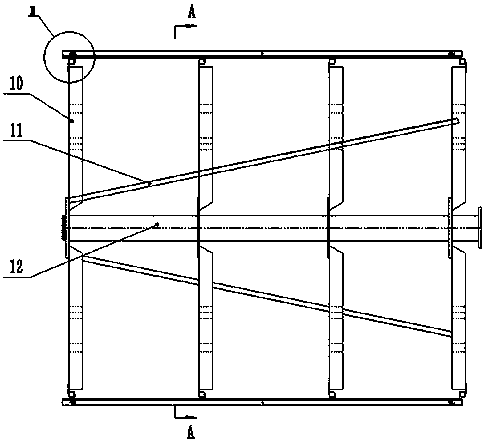 Spiral n-shaped material friction rotating cage