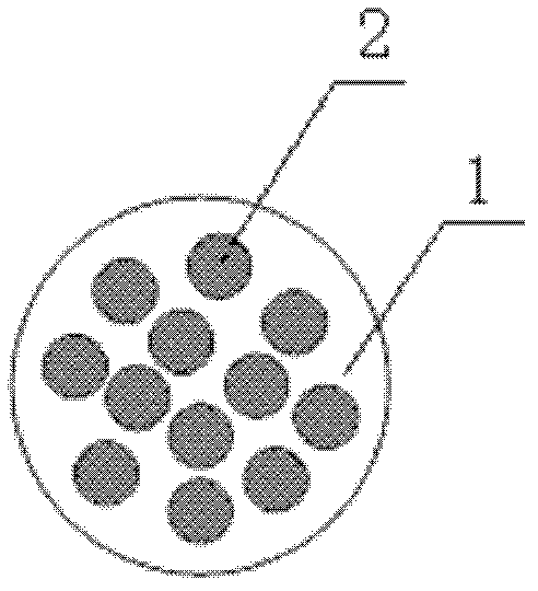 Production method of biodegradable thermally bonded two-component composite filament fiber