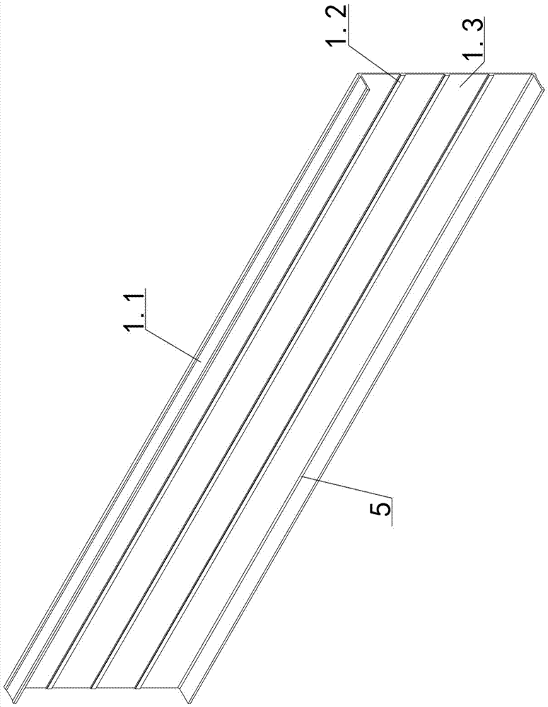 An aluminum alloy formwork protruding section profile and its unit formwork structure