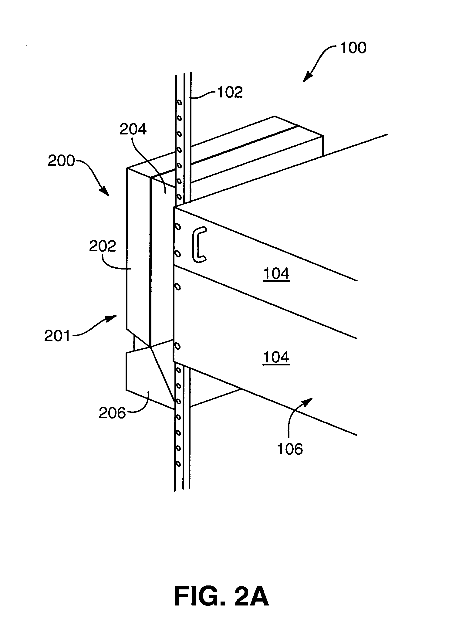 Apparatus and system for vertically storing computing devices