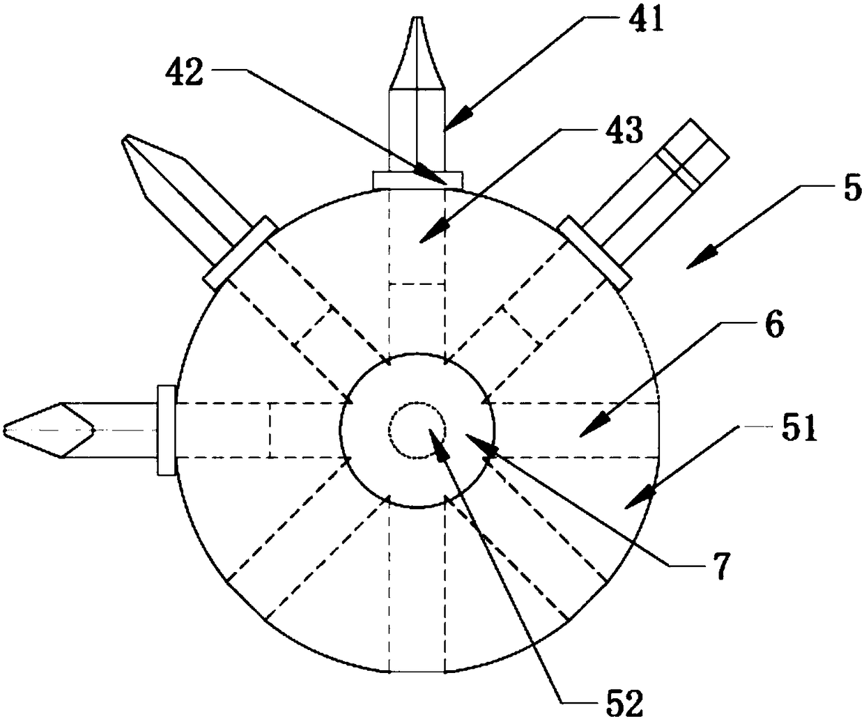 Multifunctional hardware screwdriver turntable assembly