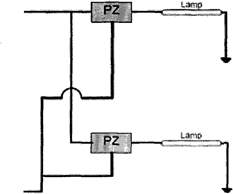 Piezoelectric transformer drive circuit