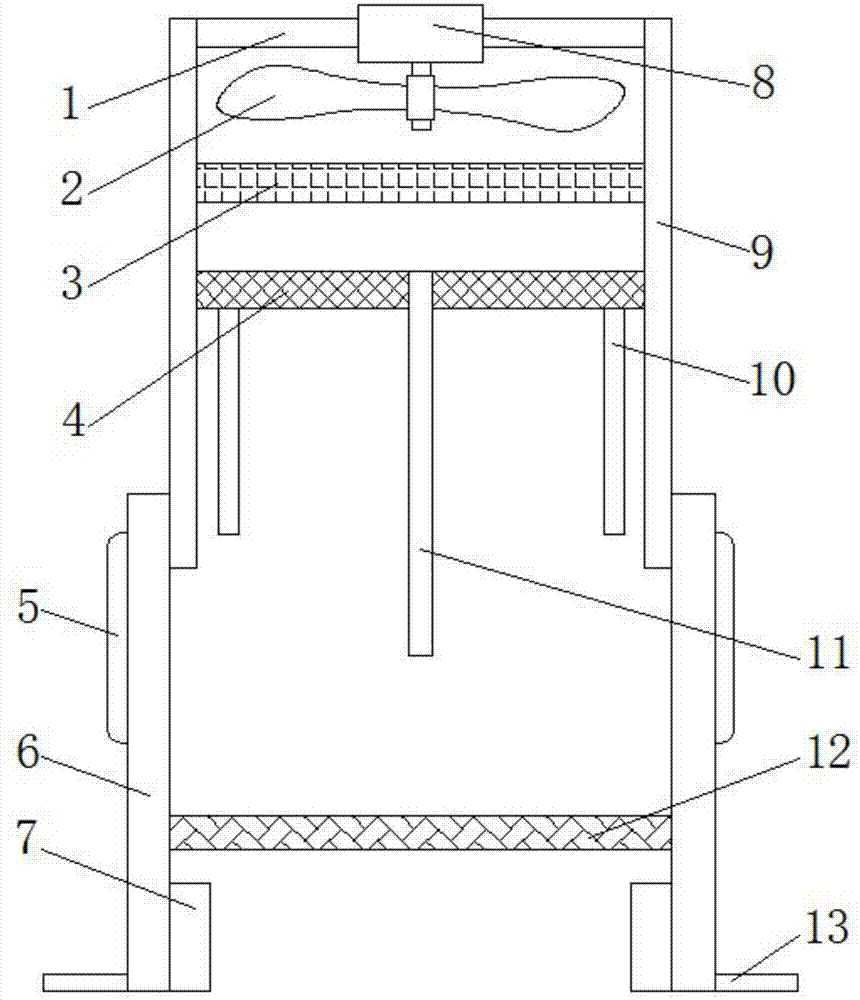 Moxibustion tool applying heat energy generated by burning moxa sticks to generate power to filter moxa smoke